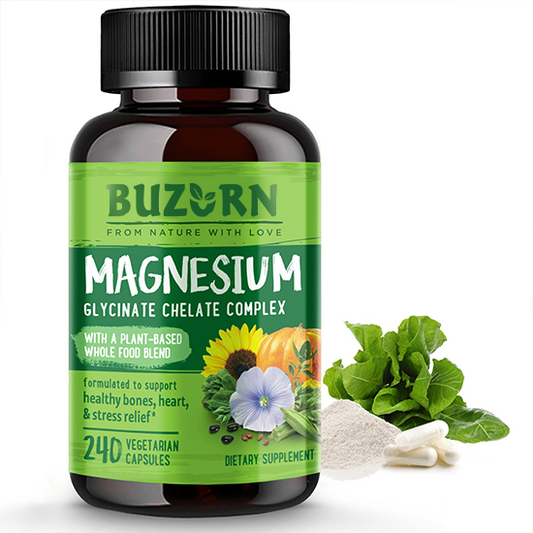 Plant-Buzorn Based Magnesium Glycinate Complex Supplement