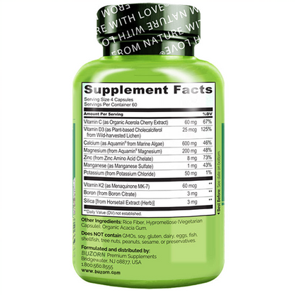 Buzorn Calcium Supplement for Bone Strength